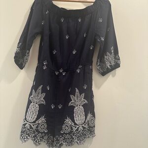 Farm Rio Embroidery Romper - Excellent Condition